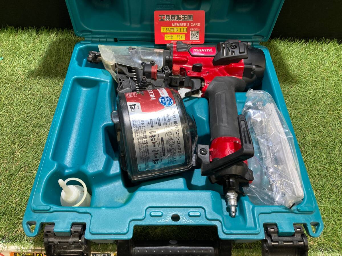 タイトル 【買取実績】makita(マキタ) 65㎜高圧エア釘打 エアダスタ付 