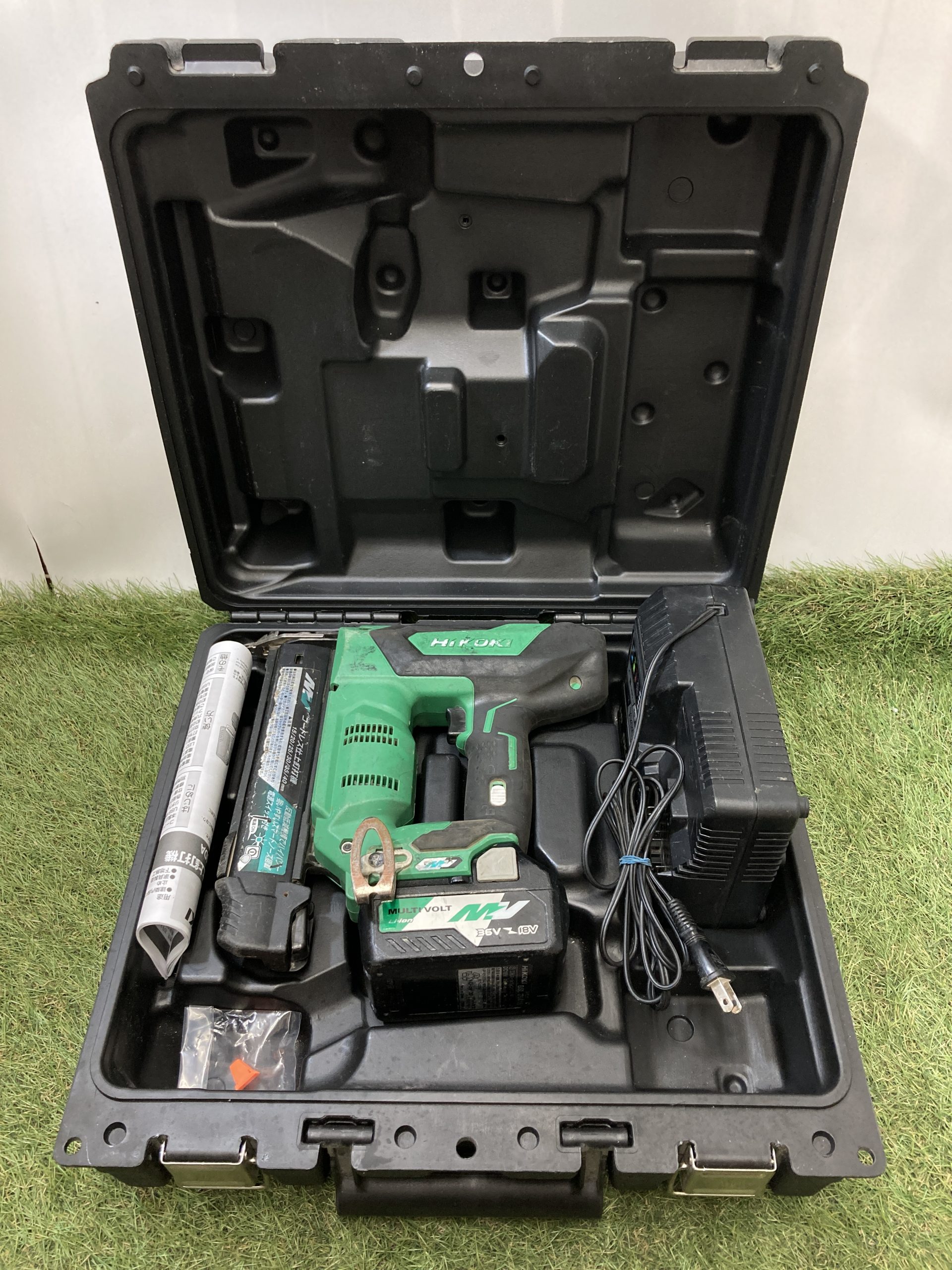 専用取引 買取実績】HiKOKI マルチボルト 36V コードレス仕上釘打機 NT3640DA