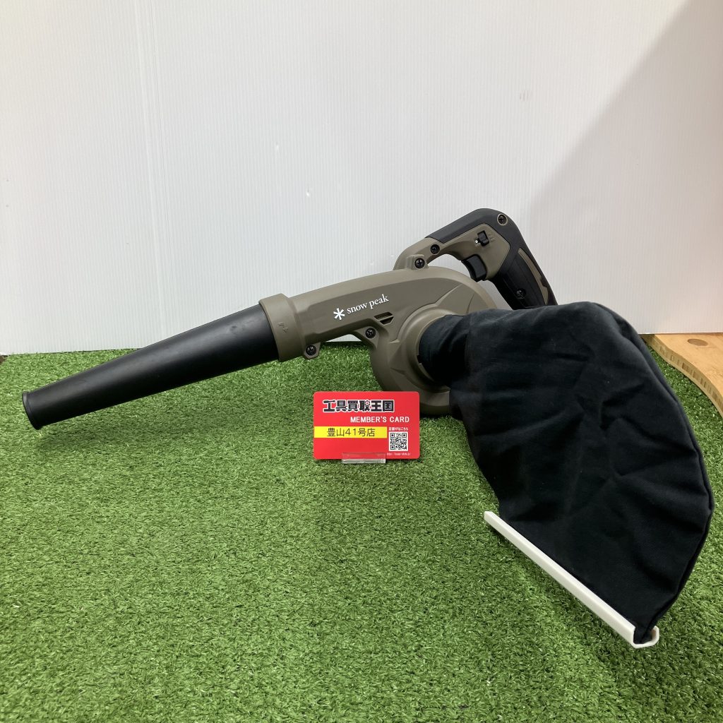 Snow Peak×makita 18V充電式フィールドブロワ MKT-103