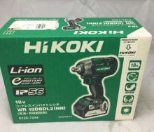 HiKOKI　18Vコードレスインパクトレンチ　WR18DBDL2　未使用品　インパクトレンチ　蟹江　愛知　工具買取王国　買取王国　工具　買取　高価買取