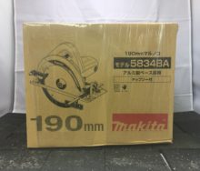 未使用品　海部郡蟹江町　愛知県海部郡蟹江町　買取　makita 190mmマルノコ　5834BA　工具買取王国　蟹江店