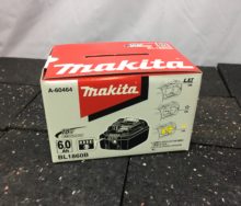 makita　マキタ　リチウムイオンバッテリ18V6.0Ah　BL1860B　未使用品　電動工具　愛知県　蟹江　工具買取王国　買取王国　工具　買取　高価買取