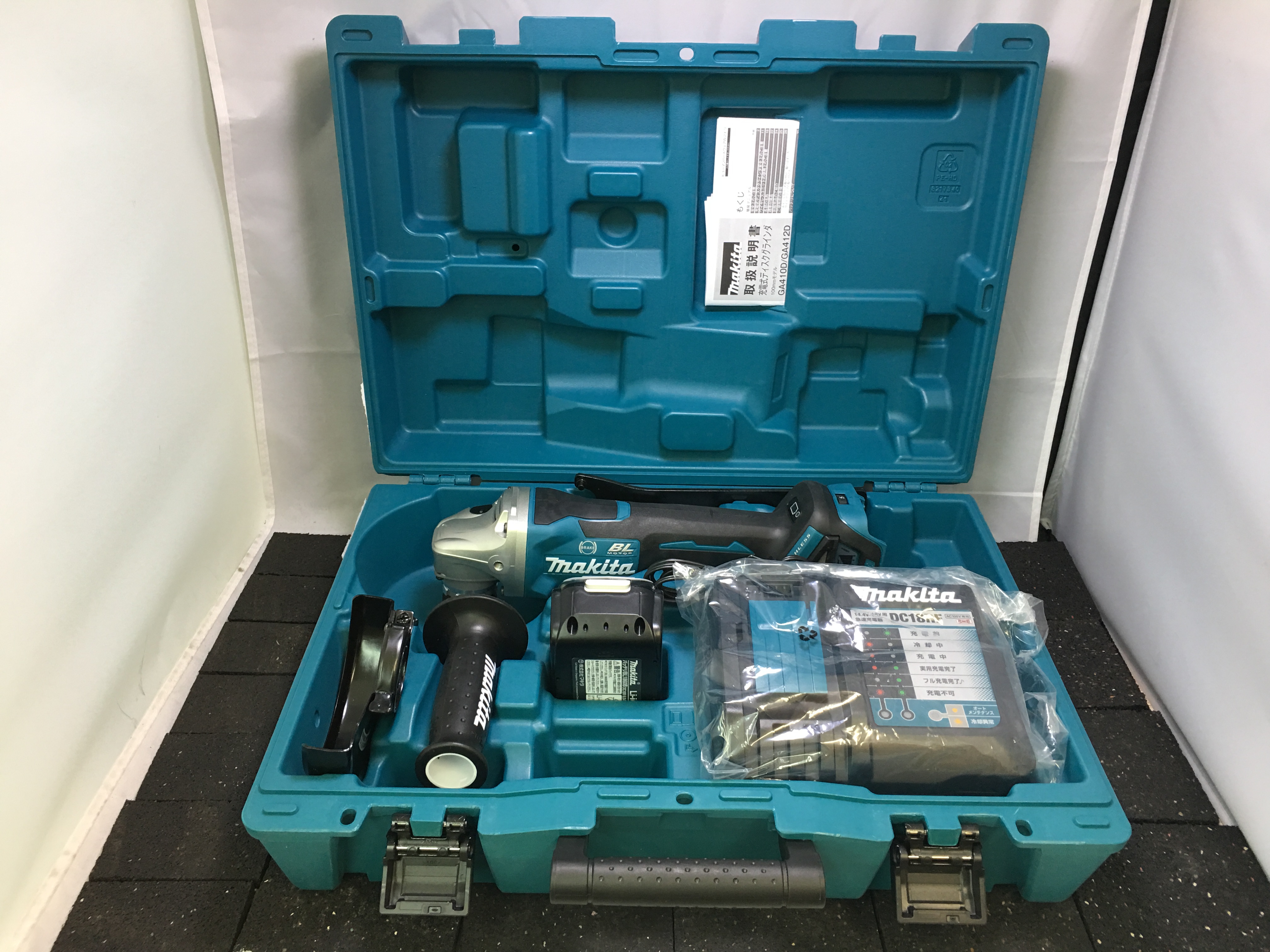 makita　マキタ　18V充電式ディスクグラインダ　ディスクグラインダ　電動工具　GA518DRG　愛知県　蟹江　工具買取王国　買取王国　工具　買取　高価買取