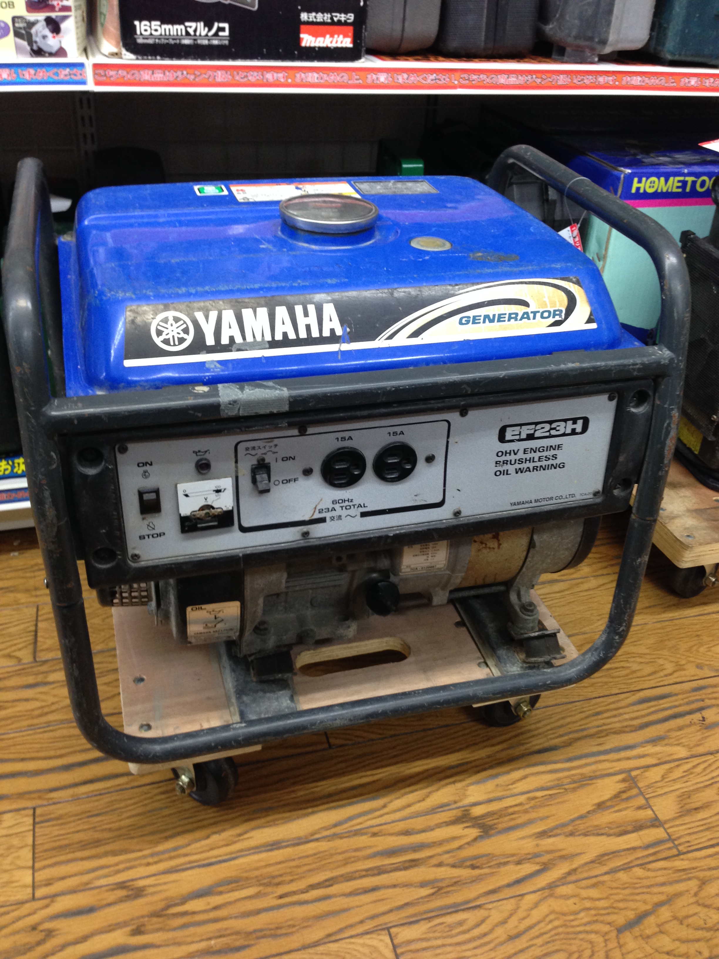 工具買取王国桑名店】YAMAHA/ヤマハ 発電機(ジャンク品) EF-23H 買い取りました！  三重・桑名市・東員町・いなべ市・川越町・朝日町・四日市市・鈴鹿市 ・亀山市・津市・松坂市・伊賀市・名張市での電動工具の買取りは  リサイクルショップ工具買取王国へ！ | 工具買取王国