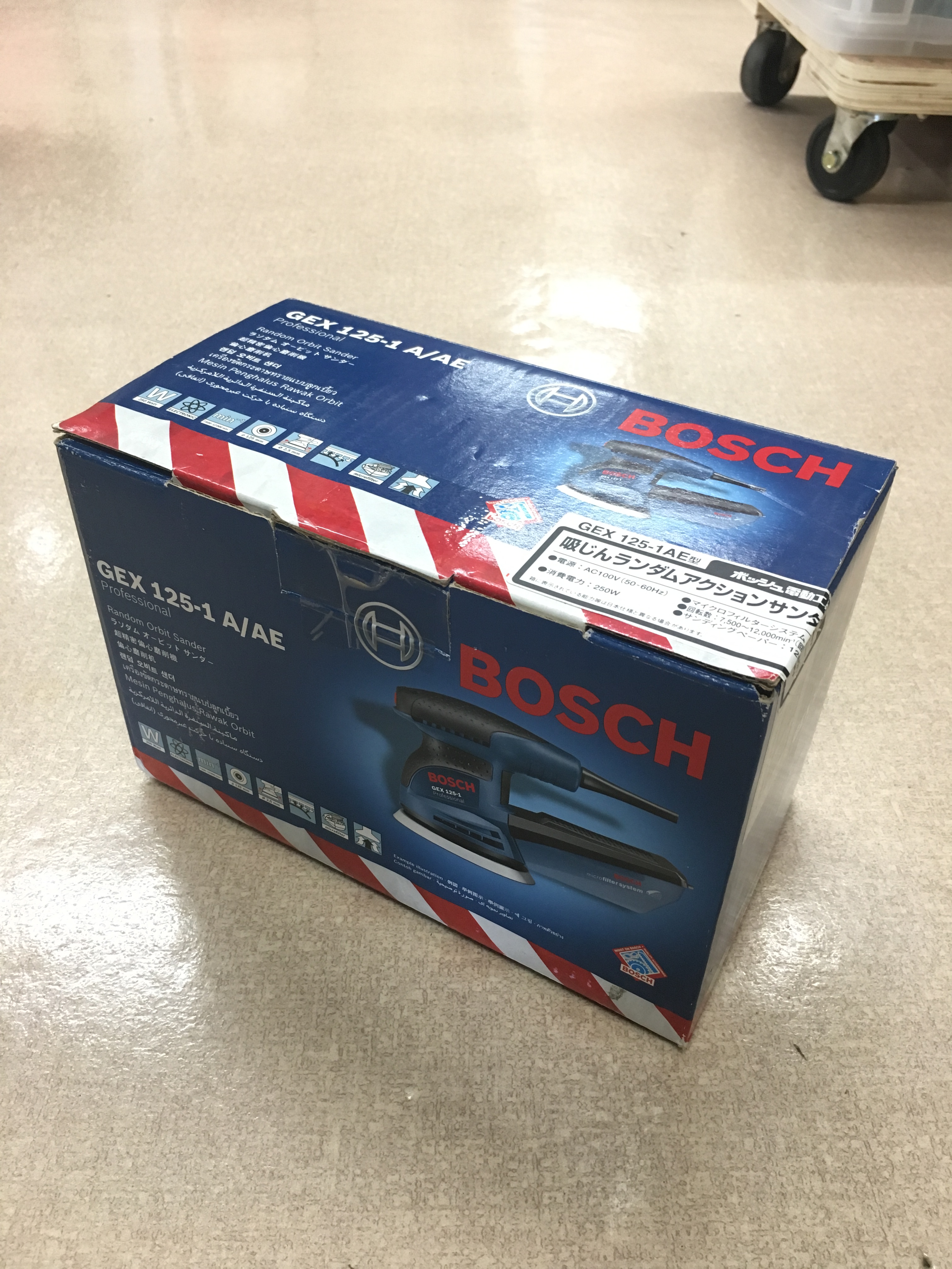 新品未使用 BOSCHランダムアクションサンダーGEX125ー1A/AE | www