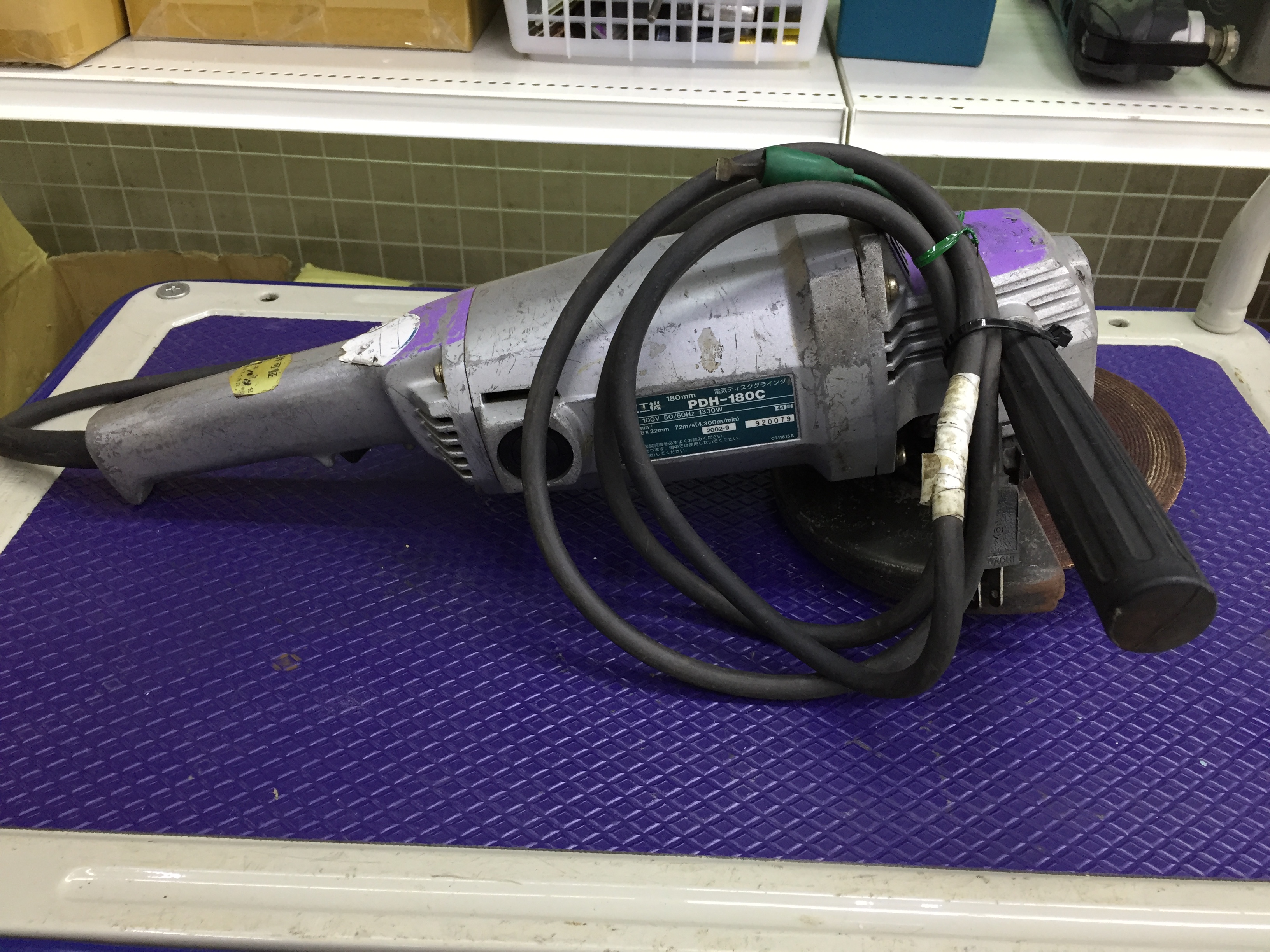 工具買取王国京都久世171号店】日立工機 180㎜電気ﾃﾞｨｽｸｸﾞﾗｲﾝﾀﾞ PDH