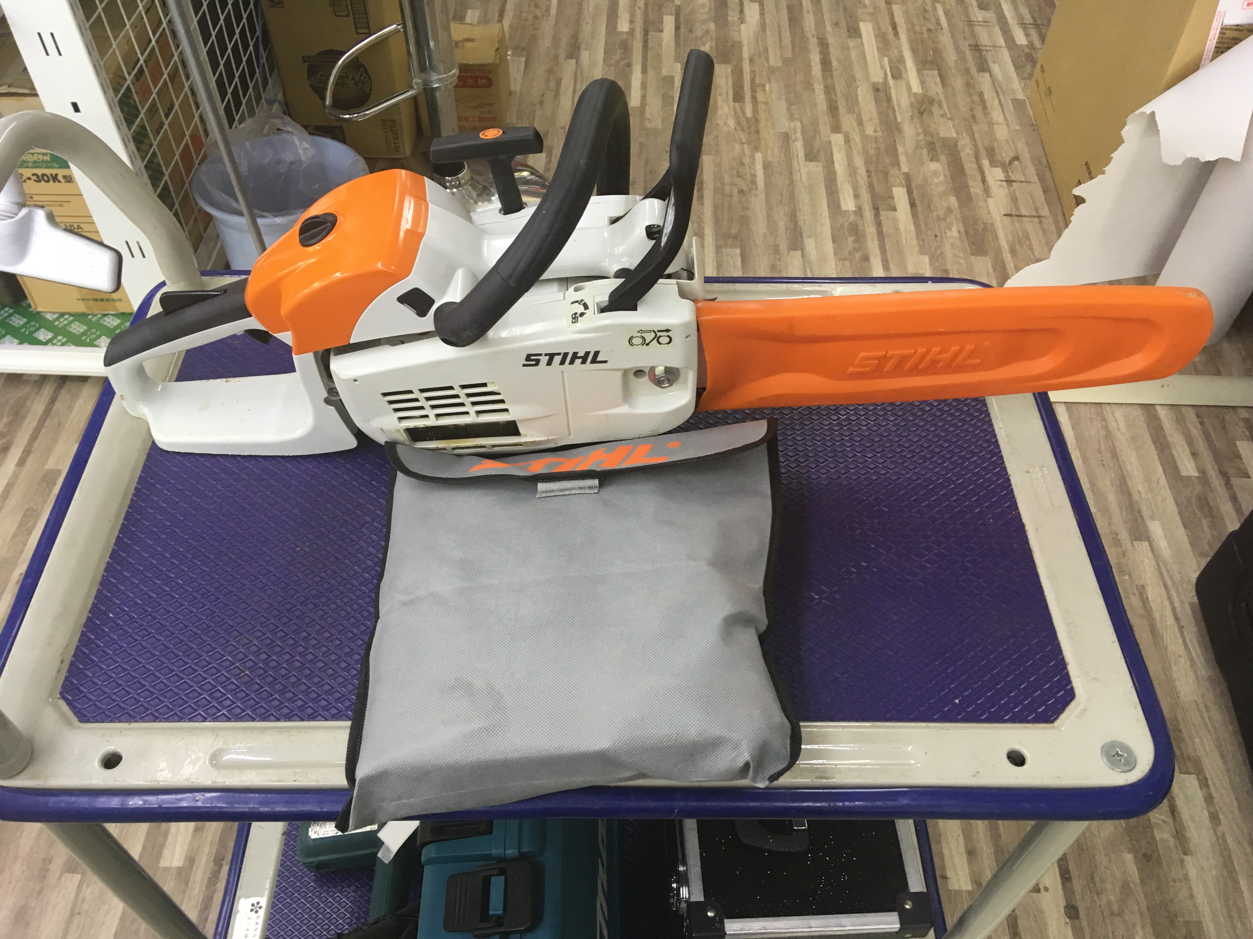 工具買取王国京都久世171号店】STIHL ｴﾝｼﾞﾝﾁｪﾝｿｰ MS201C-M 買い取り