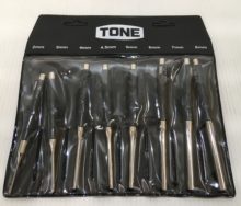 未使用　トネ(TONE) ピンポンチセット PP800 内容8点 ブラック