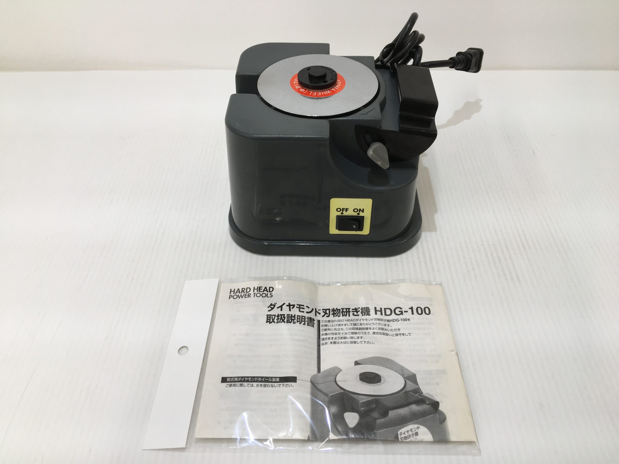 POWER TOOLS ダイヤモンド刃物研ぎ機　HDG-100