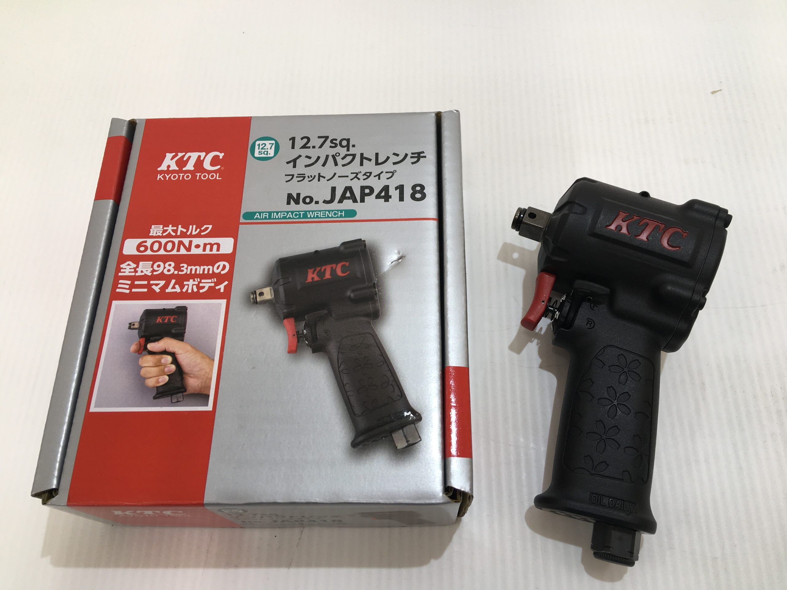 メーカー在庫あり】 JAP418 KTC (12.7SQ)インパクトレンチ(フラット