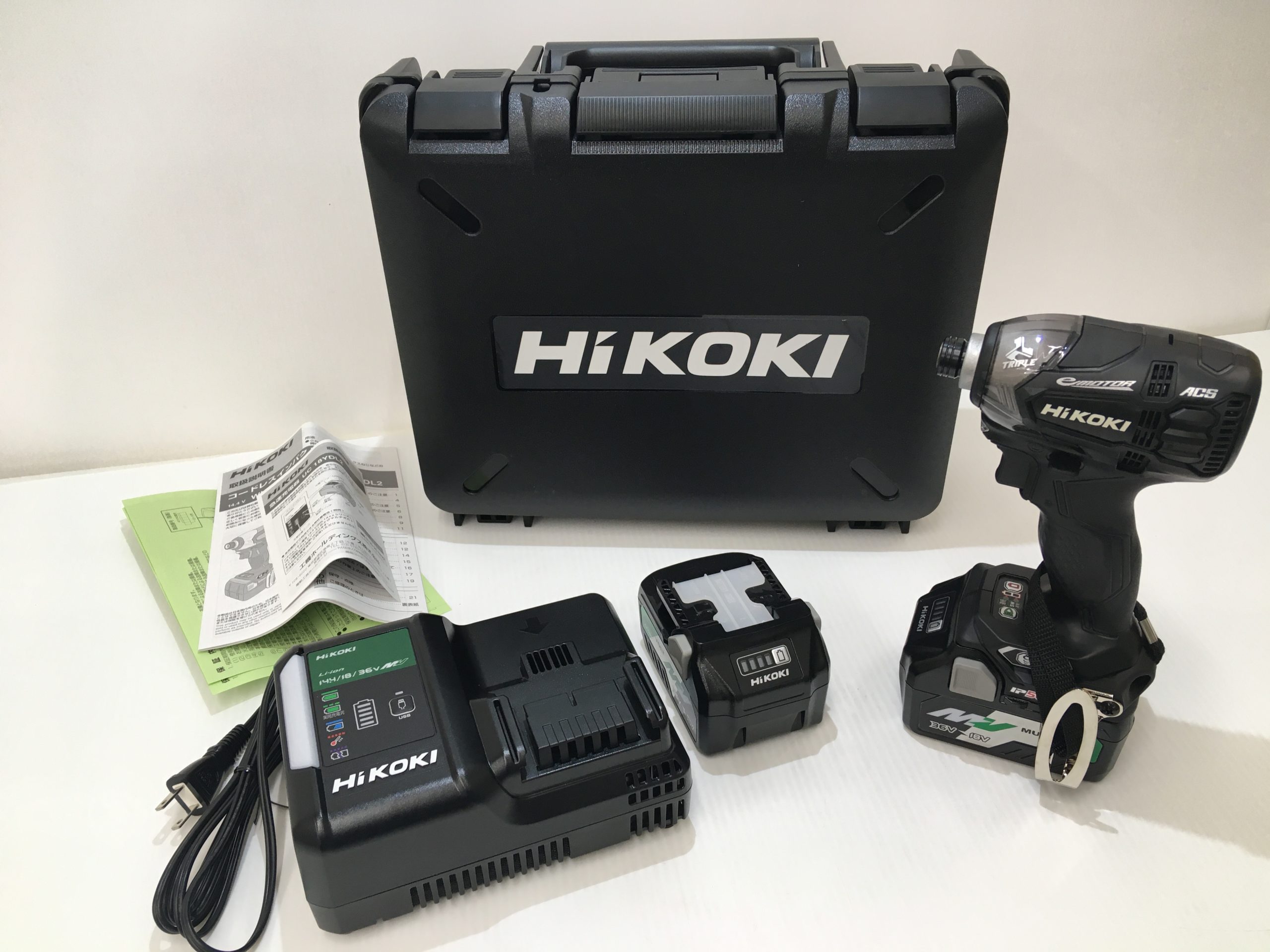 HiKOKI 18Vコードレスインパクトドライバ　WH18DDL2