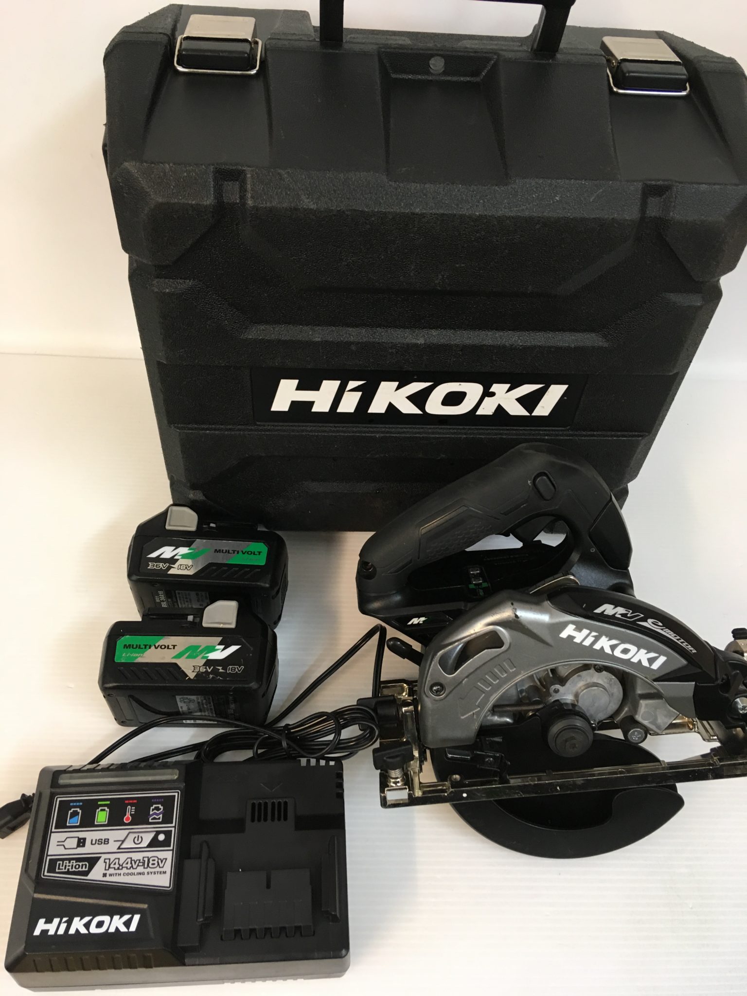 本体のみ HIKOKI 36V 丸ノコ C3606DA(NN)(SK) 黒鯱の+thefivetips.com