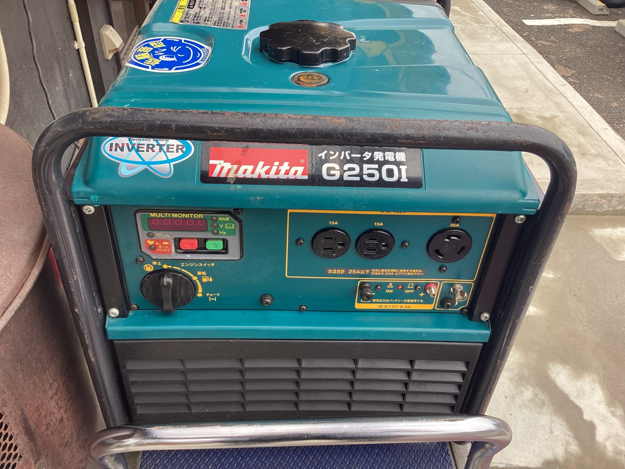 工具買取王国天理店】MAKITA インバータ発電機 G250I お客様より買取